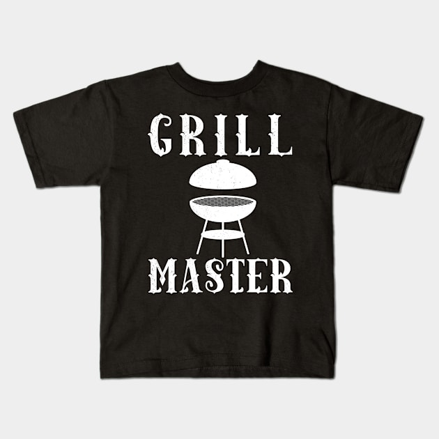 Grill Master Grilling Love smoke BBQ summer TShirt Kids T-Shirt by kaza191